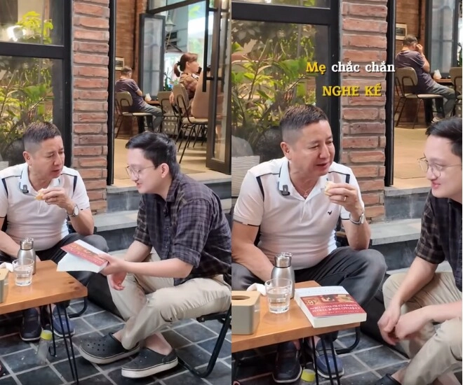 Con trai nsưt chí trung gọi bạn gái của bố là chị gia đình tâm sự thoải mái nhắc về mẹ ngọc huyền - 4