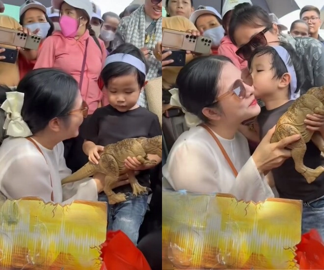 Vân trang mở thùng đồ quý bình tặng cách đây 3 năm món quà khiến 3 ái nữ hào hứng gọi tên ba bình - 4