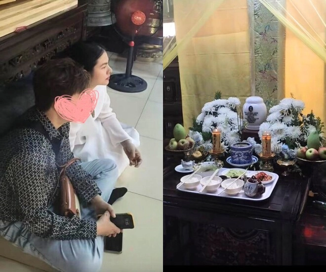 Quang lê từ mỹ về nước viếng quý bình ôm hôn con trai cố nghệ sĩ bé eric nhìn di ảnh liên tục gọi bố - 8