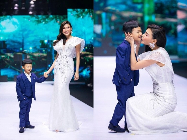 Con trai thúy diễm - lương thế thành ngày càng điển trai giống bố được ông bà nội chăm chút khi đến trường - 5