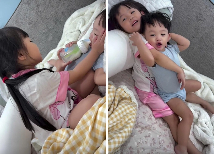 Cường đô la cõng 2 con chạy nhảy trong căn hộ tiền tỷ mới khoe tổ ấm đầy tiếng cười với đàm thu trang - 12