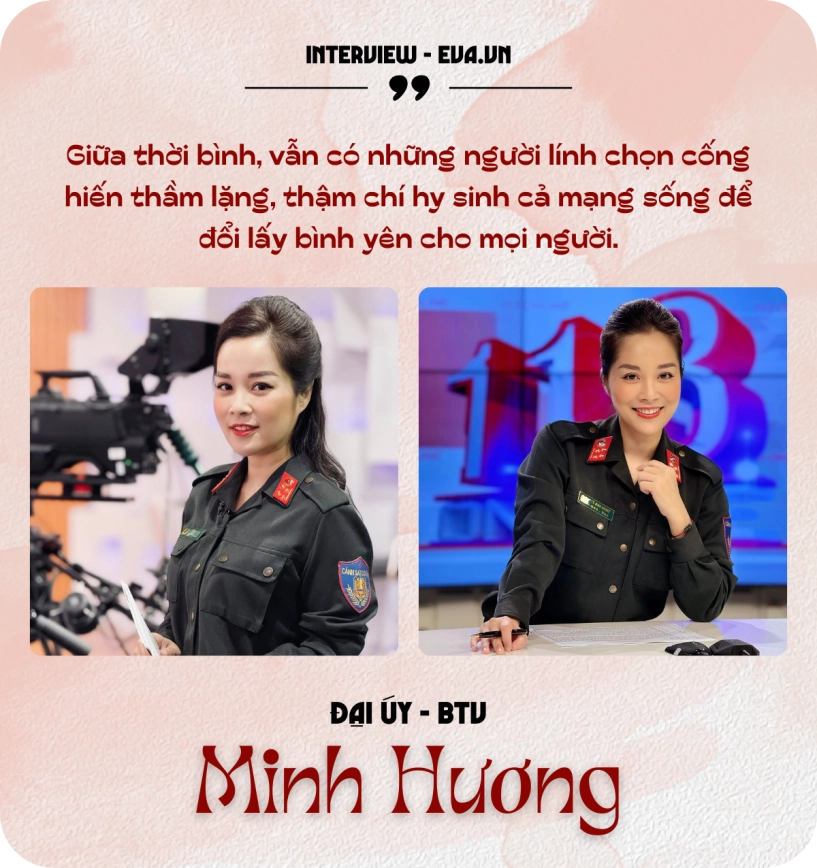 Đại úy - btv minh hươngnghề công an dạy tôi giá trị của sự thật trong từng câu chữ - 4