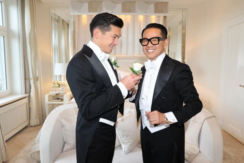 Đám cưới ntk thái công với ceo kém 17 tuổi yves huy phan tiệc sang trọng mc thanh bạch và loạt sao việt góp mặt - 13