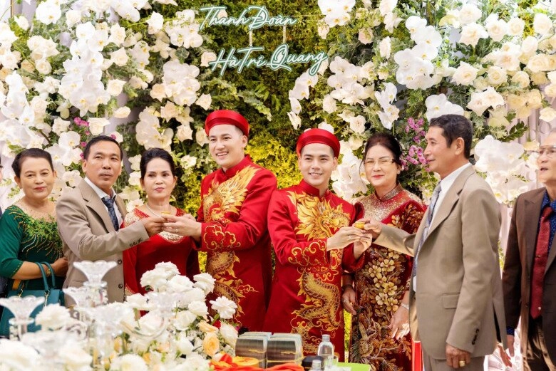 Đám cưới thanh đoàn - hà trí quang ở phú quốc không gian tím lịm mộng mơ 2 con chung đẹp như thiên thần - 17