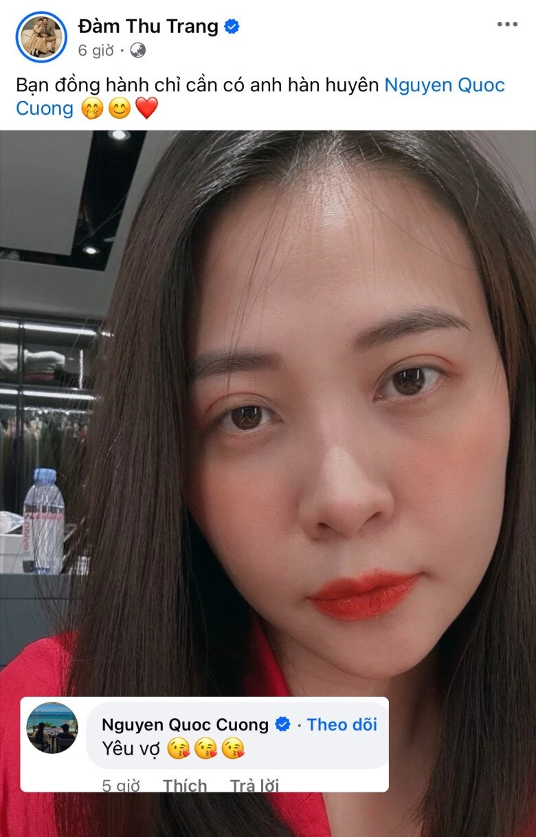 Đàm thu trang bày tỏ tình yêu với cường đô la đại gia phố núi ngay lập tức đáp trả cực kỳ ngọt ngào - 1