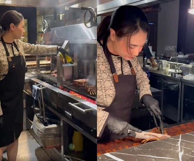 Đàm thu trang tự tay nấu ăn cho ông xã dịp sinh nhật cường đô la vừa nhận quà khủng liền khóa môi vợ ngọt ngào - 1