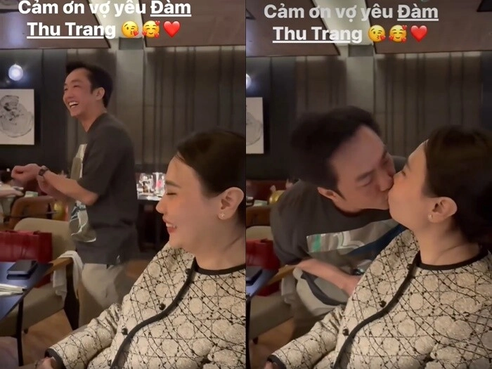 Đàm thu trang tự tay nấu ăn cho ông xã dịp sinh nhật cường đô la vừa nhận quà khủng liền khóa môi vợ ngọt ngào - 3