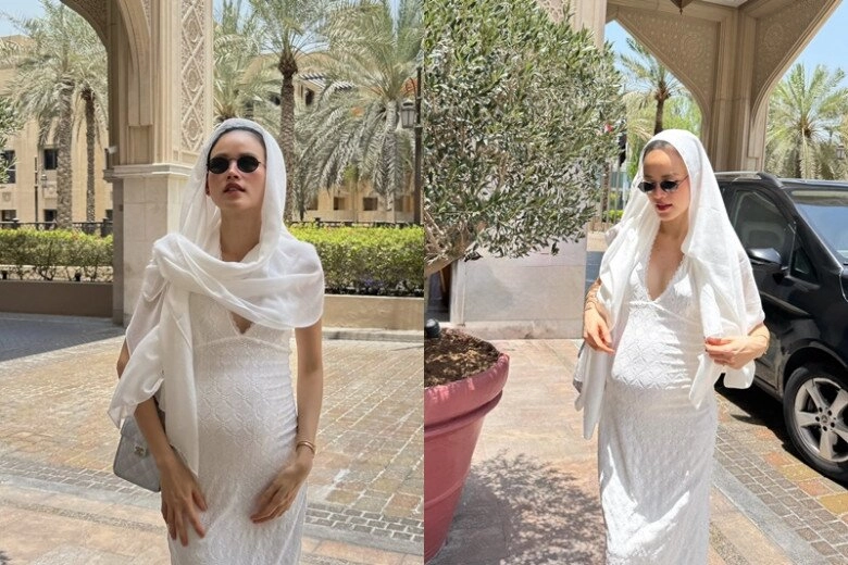 Dàn mỹ nhân việt vác bụng bầu đi du lịch nước ngoài tuyết lan sang chảnh như phú bà dubai hhen niê dính chồng không rời - 2