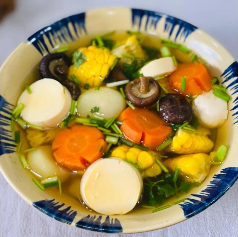 Đầu tháng nấu canh nấm đậu hũ chay kiểu này cực thanh mát thơm ngon - 6
