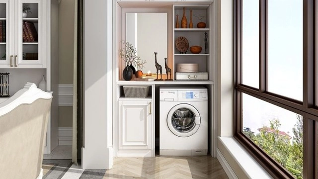 Đây là vị trí đặt máy giặt vừa thuận tiện vừa hợp phong thủy để tránh vận xui không thất thoát tài lộc - 3