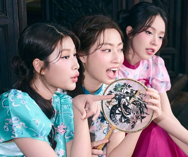 Đẹp chuẩn hoa hậu ăn tết gợi ý layout kiểu tóc makeup hoàn hảo ghi điểm với phụ huynh - 1