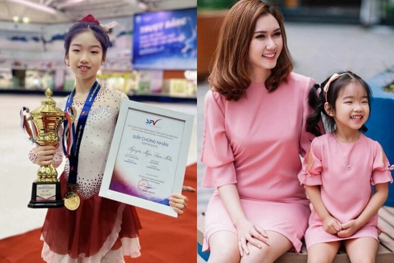 Diễn viên hương giang hiếm hoi khoe ảnh con gái 12 tuổi ái nữ là bản sao của mẹ được gọi là hoa hậu nhí - 4