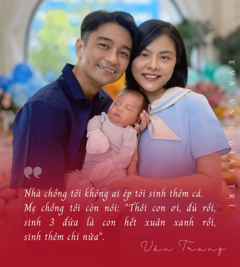 Diễn viên vân trang mẹ chồng tôi nói sinh 3 đứa là con hết xuân xanh rồi sinh thêm chi nữa - 7