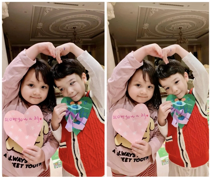 Đỗ mỹ linh bất ngờ được một bé trai gọi bằng mẹ nhóc tì là cục vàng của nhà bầu hiển vẻ ngoài tuấn tú - 11