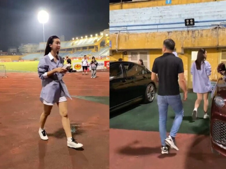 Đỗ mỹ linh xứng danh con dâu bầu hiển siêu xe chục tỷ đưa đón có người mở cửa không cần chồng chủ tịch - 2