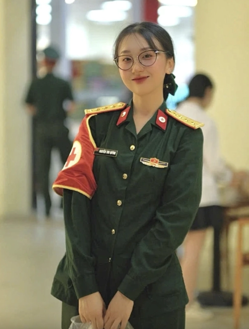 Đời thường nhí nhảnh của nữ sĩ quan quân y quê vĩnh phúc có biểu cảm gây bão mạng xã hội - 3
