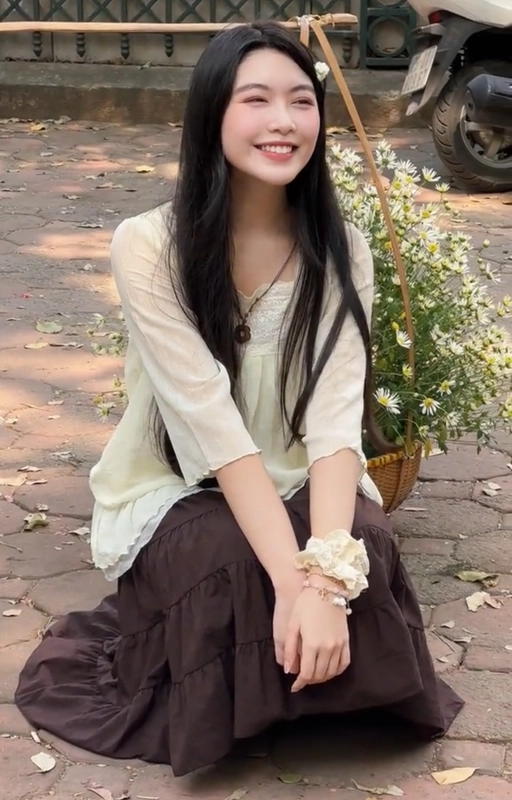 Đu trend nàng thơ trời thu hà nội lọ lem lộ nhan sắc thật - 5