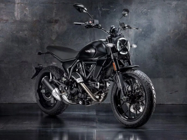 Ducati scrambler 2025 icon dark ra mắt sở hữu vẻ đẹp tối giản sức mạnh tối đa - 1