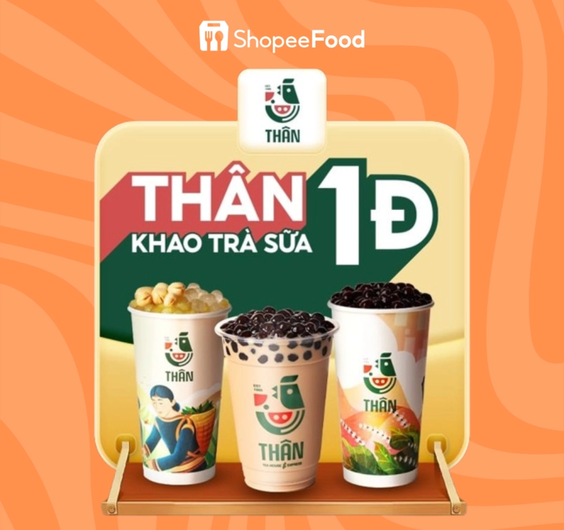 Fan trà sữa tại buôn ma thuột ơi trà sữa thân lại mời bạn deal sốc 1 đồng tại shopeefood - 1