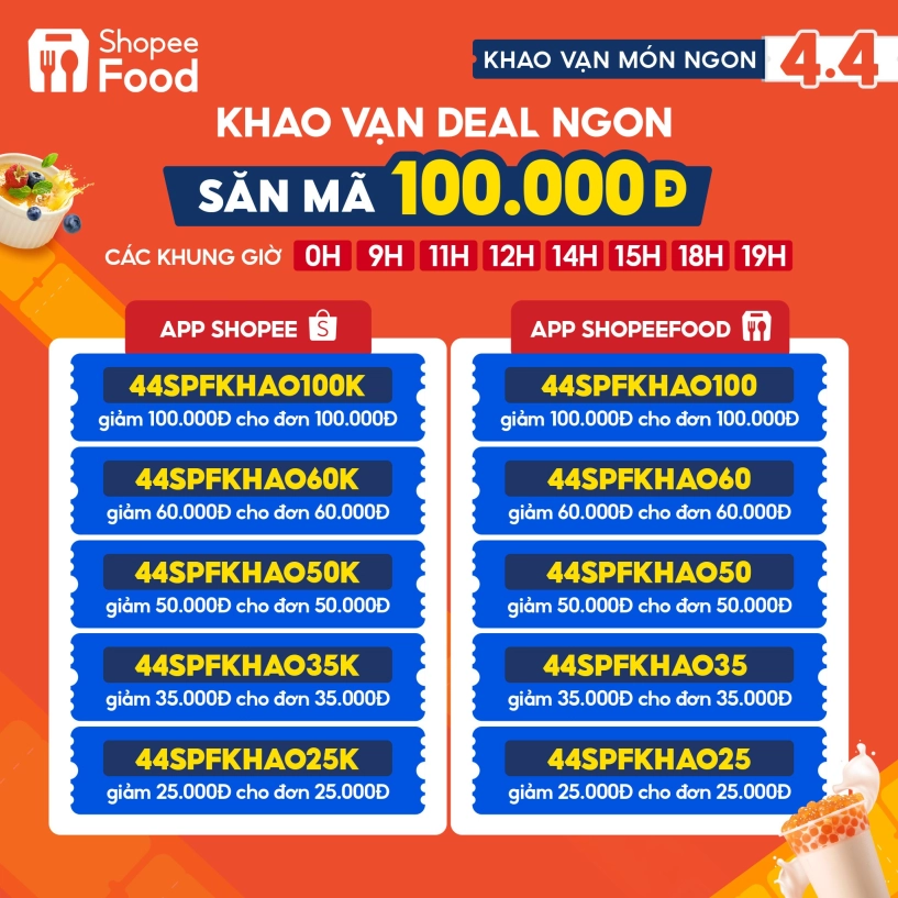 gia trưởng như shopeefood tung loạt mã giảm giá chỉ để làm em vui trong ngày 44 - 4