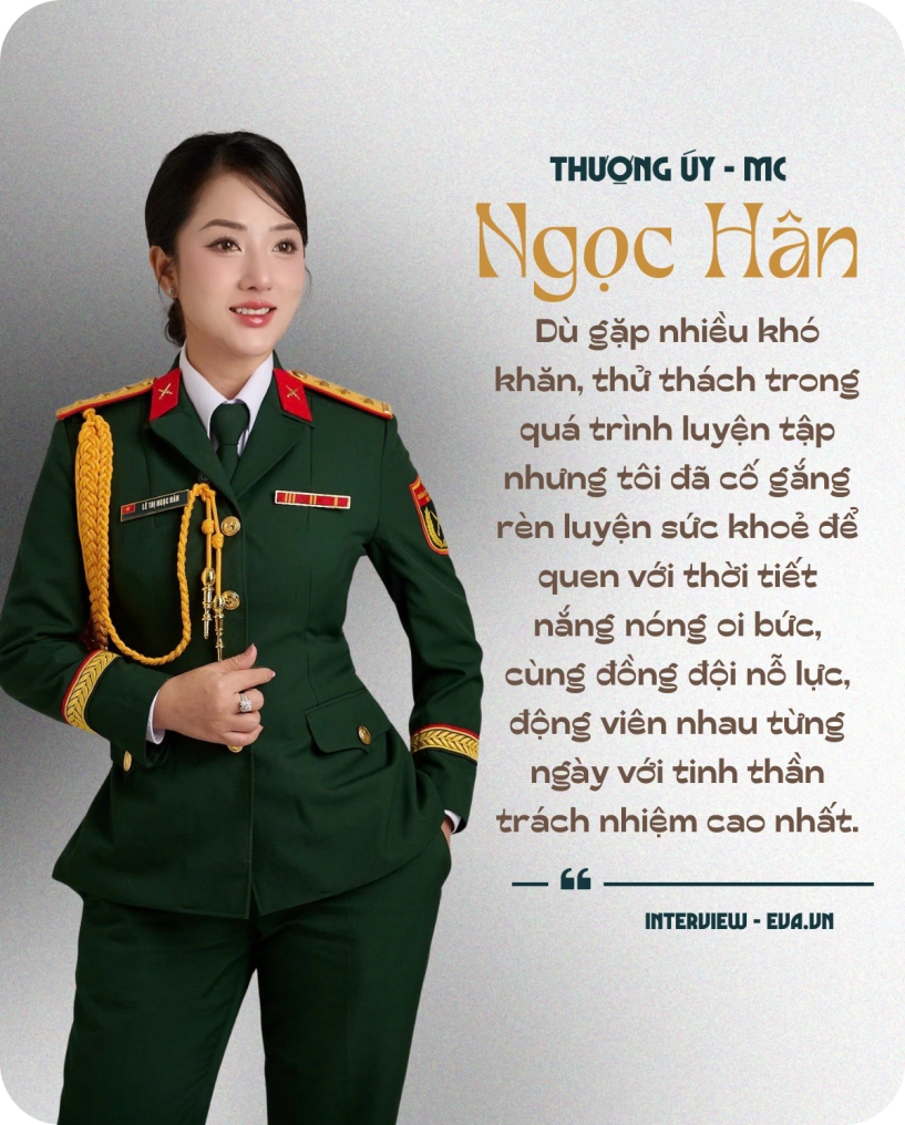 Giọng đọc miền nam cảm xúc của lễ diễu binh 29từng bươn chải đủ nghề để kiếm sống nay là thượng úy xinh đẹp - 2