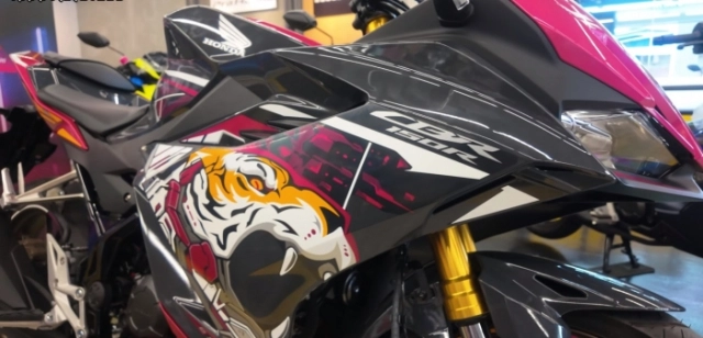 Hình ảnh thực tế của honda cbr150r 2025 phiên bản cọp - mãnh thú đường phố giới hạn chỉ 250 chiếc - 3