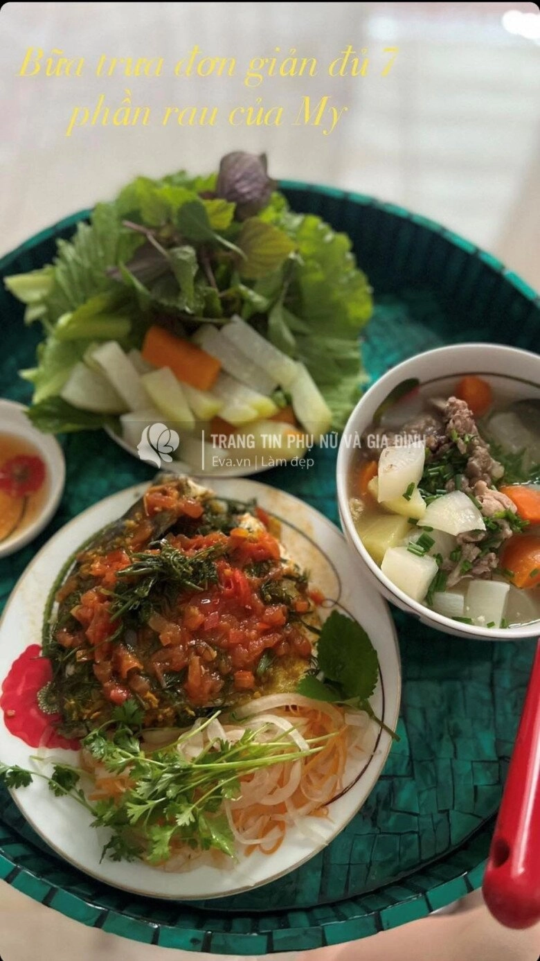 Hoa hậu đền hùng giáng my ở biệt thự 1000m2 ăn đơn sơ toàn rau với tô hoa quả duy trì vẻ đẹp không tuổi - 9