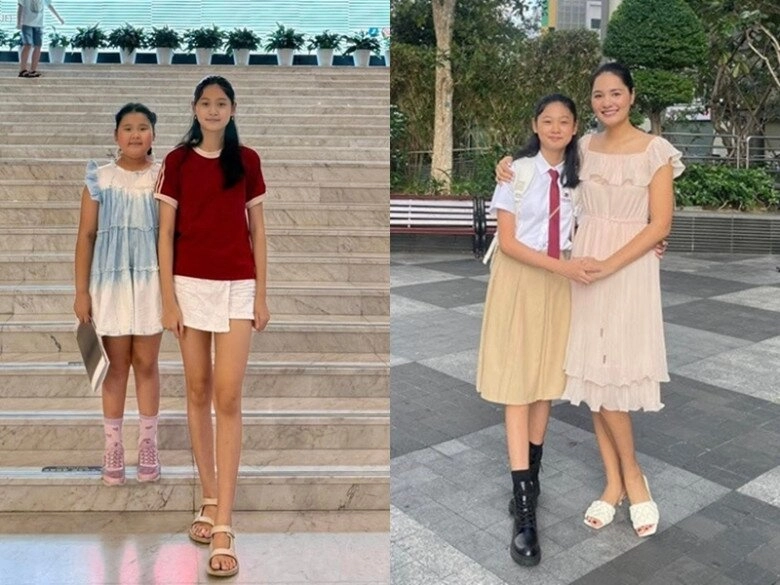 Hoa hậu hương giang khoe con gái lai trung quốc cao gần 1m8 thần thái như nàng thơ biểu diễn tài năng ở sự kiện quốc tế - 4