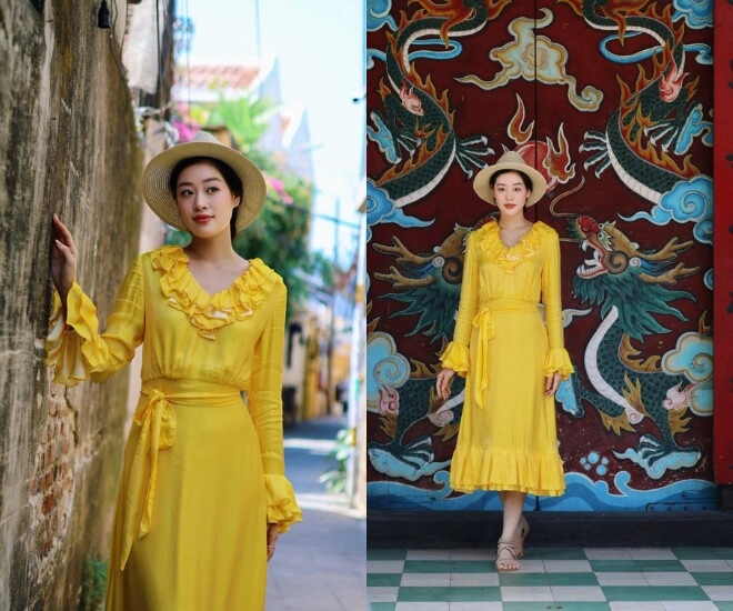 Hoa hậu khánh vân đi đâu cũng có ông xã hơn 17 tuổi hộ tống lâu lâu được chồng hôn liền hí hửng ra mặt - 1