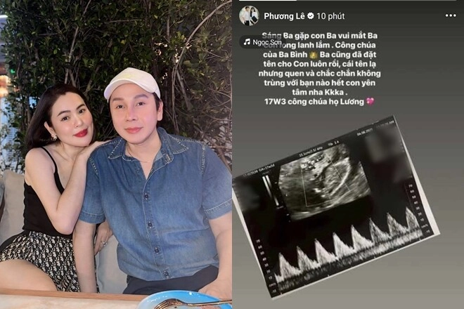 Hoa hậu phương lê có con gái thứ 4 nsưt vũ luân đặt tên họ lương chắc chắn không đụng hàng cho ái nữ - 2