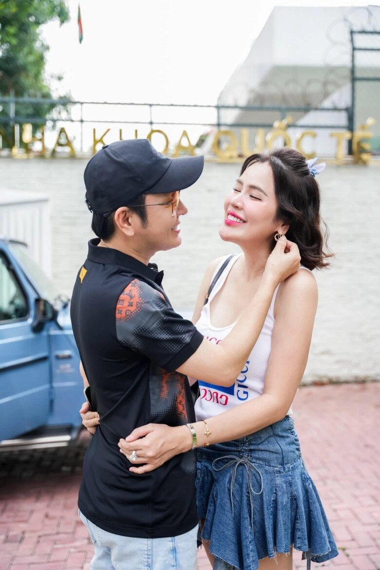 Hoa hậu phương lê mang thai lần 4 sau 1 năm cưới nsưt vũ luân nam nghệ sĩ háo hức vì lần đầu làm bố - 6