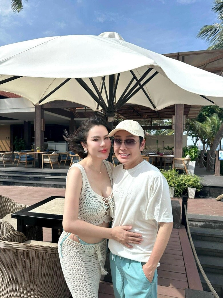 Hoa hậu phương lê mang thai lần 4 sau 1 năm cưới nsưt vũ luân nam nghệ sĩ háo hức vì lần đầu làm bố - 8