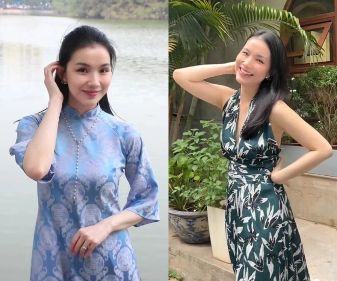 Hoa hậu thùy lâm khoe mặt mộc căng tràn sức sống ở tuổi u40 trẻ mãi không già nhờ lột da - 4