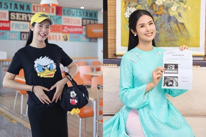 Hoa hậu việt nam khi mang bầu nàng dâu hào môn sinh 3 con giấu bụng lùm lùm ngọc hân vất vả thức đến nửa đêm - 10