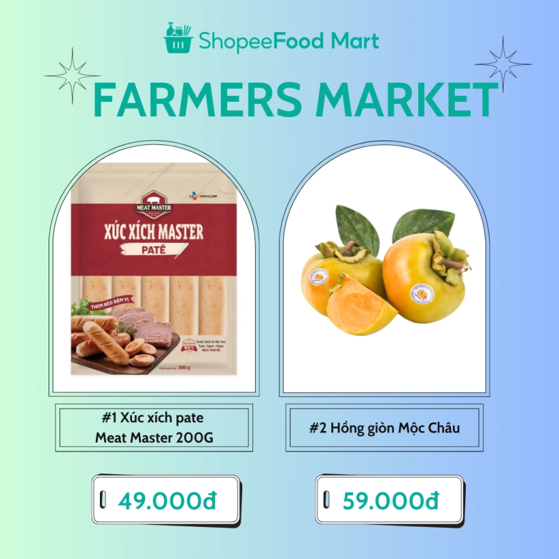Hội yêu bếp ơi chợ live shopeefood mart giảm đậm ngày cuối tuần bạn đã biết chưa - 2