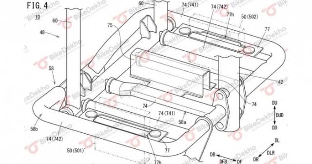 Honda hé lộ bằng sáng chế mới phát triển động cơ điện trên khung sườn của mẫu xe côn tay huyền thoại - 6