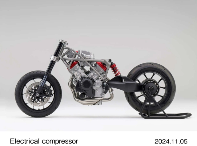 Honda tung teaser quái thú v3 siêu nạp điện chuẩn bị khuấy đảo làng xe 2 bánh - 4