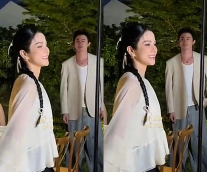 hồng hài nhi của diệp lâm anh lộ ánh mắt si mê chị đẹp đến quên lối về kém 1 con giáp trông vẫn xứng đôi - 1