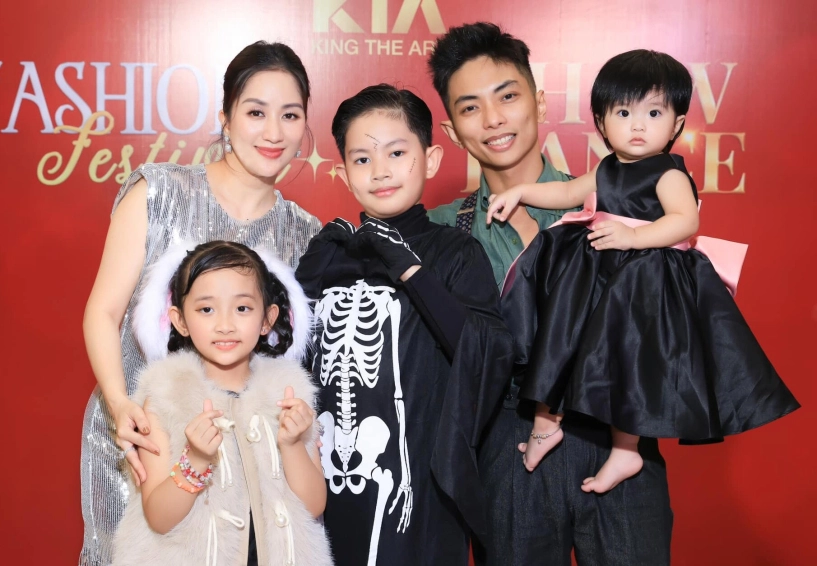 Hot kid nhà sao việt chơi halloween phương oanh hóa trang cho cặp song sinh pam làm thần điêu nhưng bị nhận xét là gà ác - 15