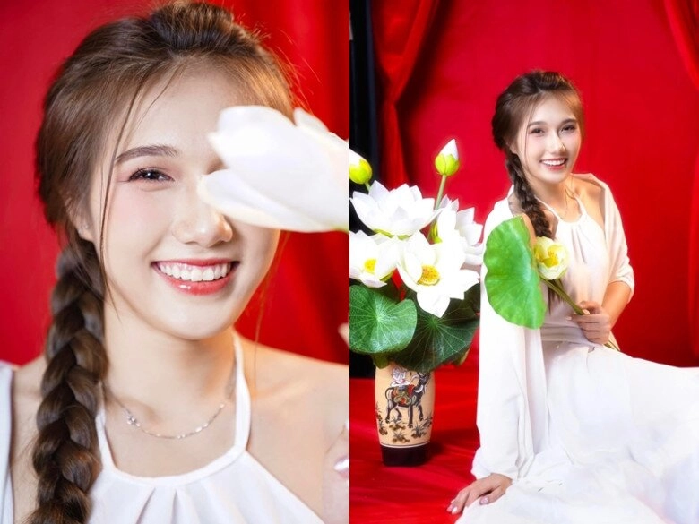 Hotgirl bóng chuyền 19 tuổi cao 1m73 nhan sắc được khen xinh hơn cả hoa hậu nở một nụ cười mà vạn người mê - 8