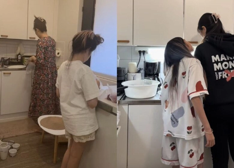 Con gái huy khánh tiết kiệm vì mẹ không kiếm được nhiều tiền khi sang phần lan nay trổ dáng gương mặt y hệt bố - 10