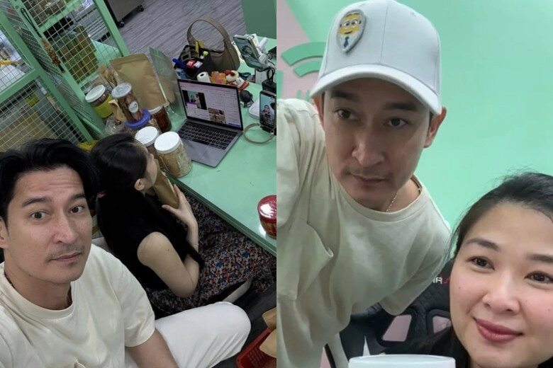 Huy khánh đi ăn với vợ cũ nhưng chỉ để ý nụ cười của một cô gái bồi hồi nhìn lại lúc nhỏ của quý tử 20 tuổi - 2
