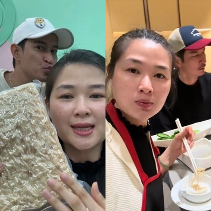 Huy khánh ngoại hình khác lạ đi tiễn vợ cũ và con gái rời việt nam luyến tiếc tạm biệt ái nữ là bản sao của bố - 10