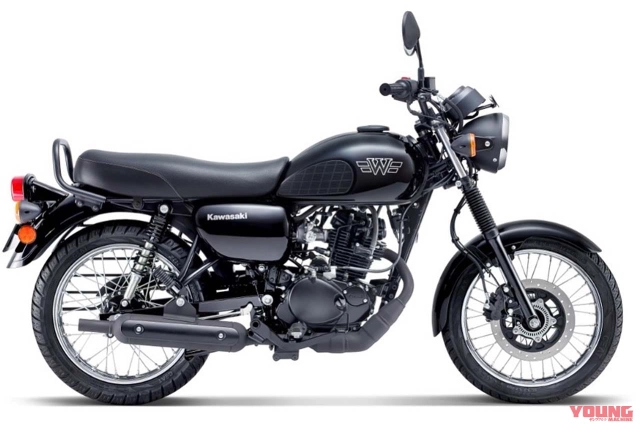 Kawasaki công bố w175 2025 mới có kích thước thân xe lớn hơn và hệ thống phun xăng mới - 4