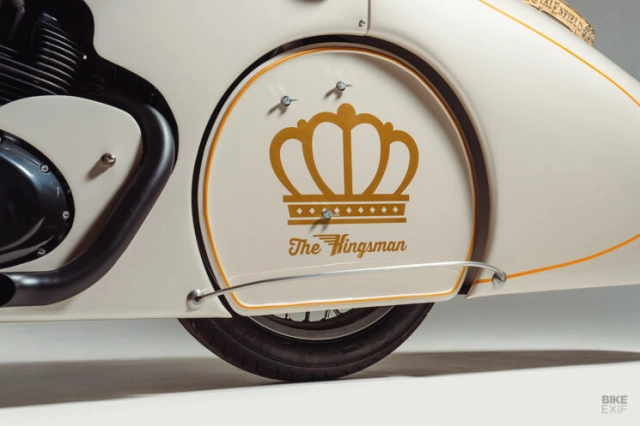 Khám phá chiếc royal enfield shotgun 650 dài 39 mét của kingston custom - 7