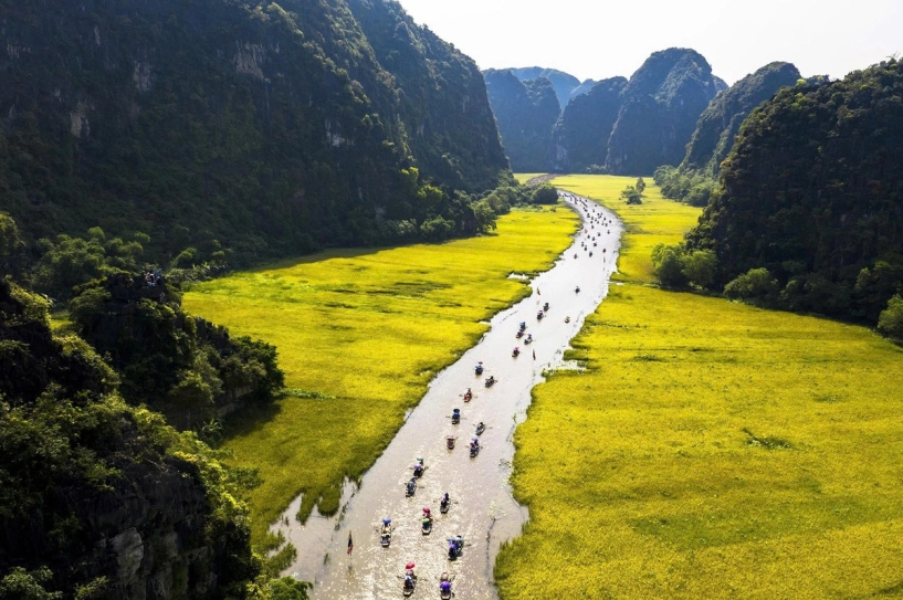 Khám phá những cánh đồng lúa chín đẹp như tranh cho kỳ nghỉ quốc khánh 29 - 1