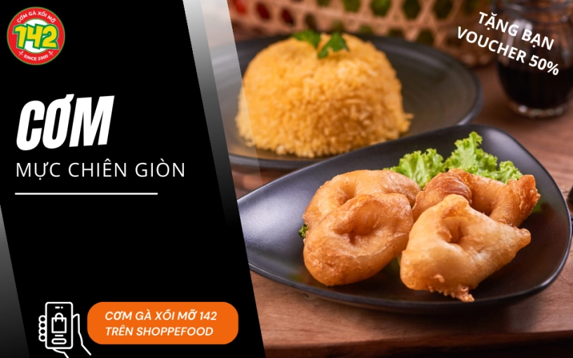 Khám phá thực đơn đa dạng từ cơm gà xối mỡ 142 và rinh ngay ưu đãi 50 trên shopeefood - 4