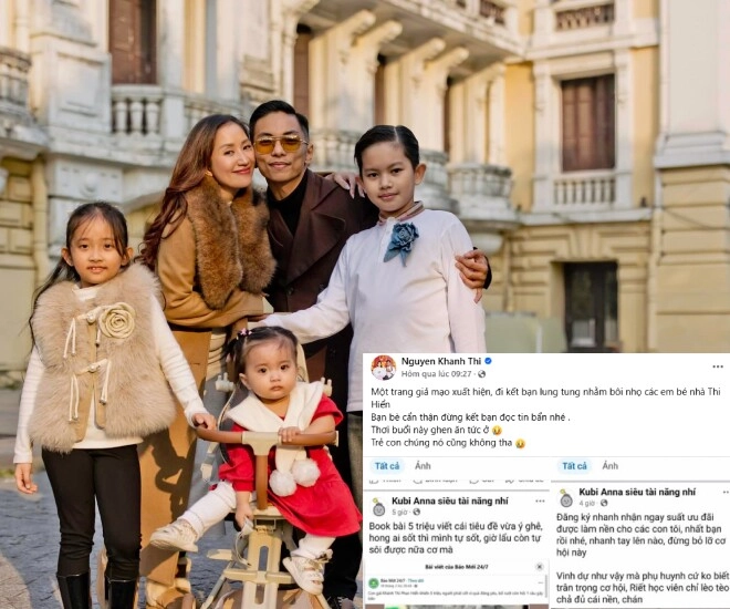 Khánh thi và phan hiển nổi đóa vì các con bị bôi nhọ phẫn nộ bởi trẻ con cũng không tha - 1