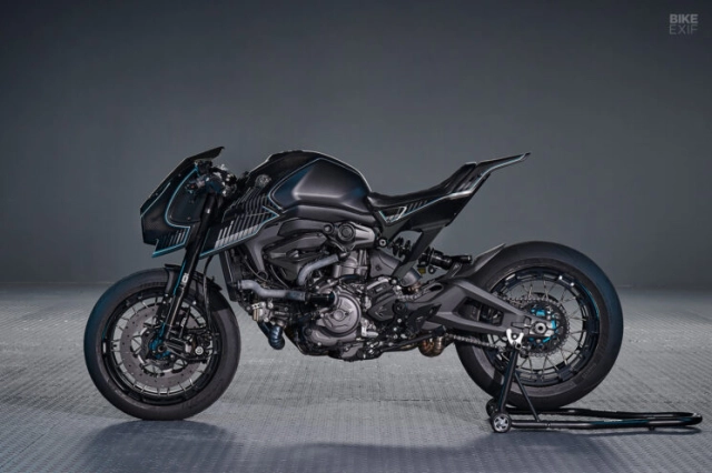 Khi ducati monster biến hình thành cơn bão độ từ rough crafts - 8
