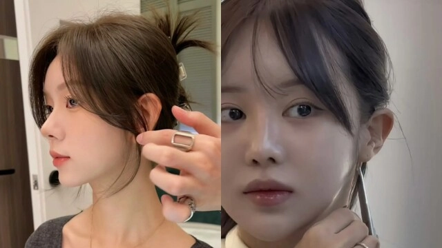 Không cần đến salon các nàng vẫn có thể tự cắt tóc mái chuẩn gái hàn với 5 bước - 5